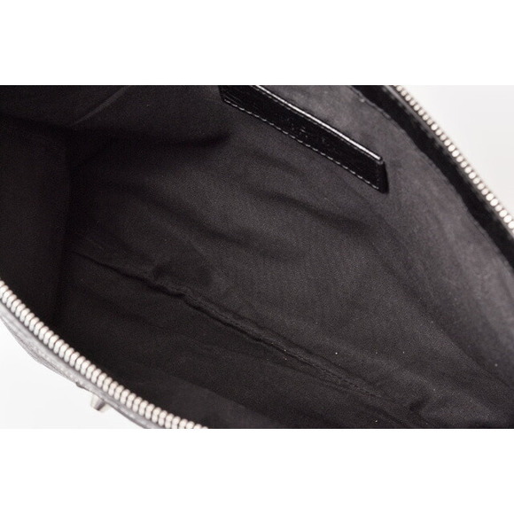 Balenciaga Clutch Bag Shoulder Pouch CLIP ARENA Black - Picture 8 of 8